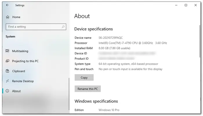 Check Computer Hardware Configurations