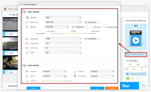 Modify the Parameters