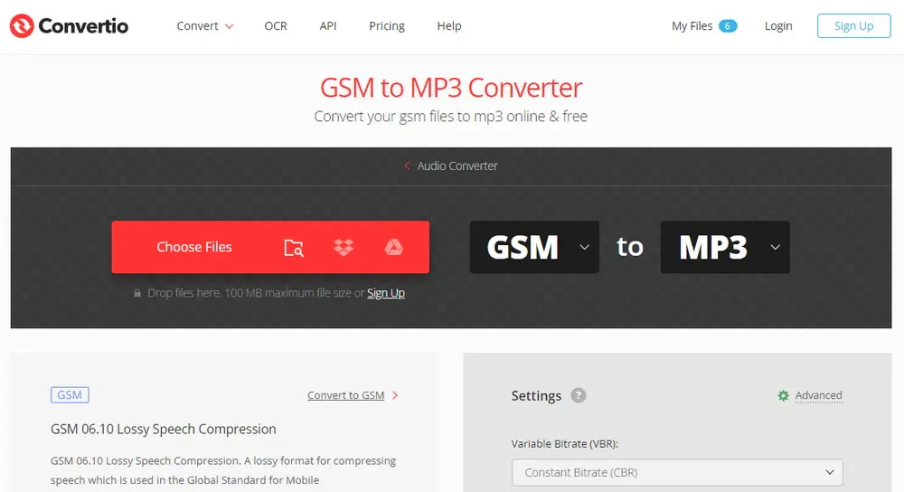 Online GSM Converter