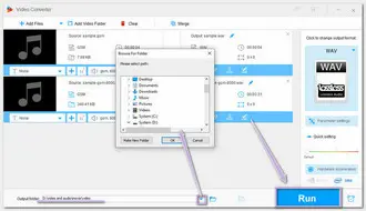 Start GSM WAV conversion