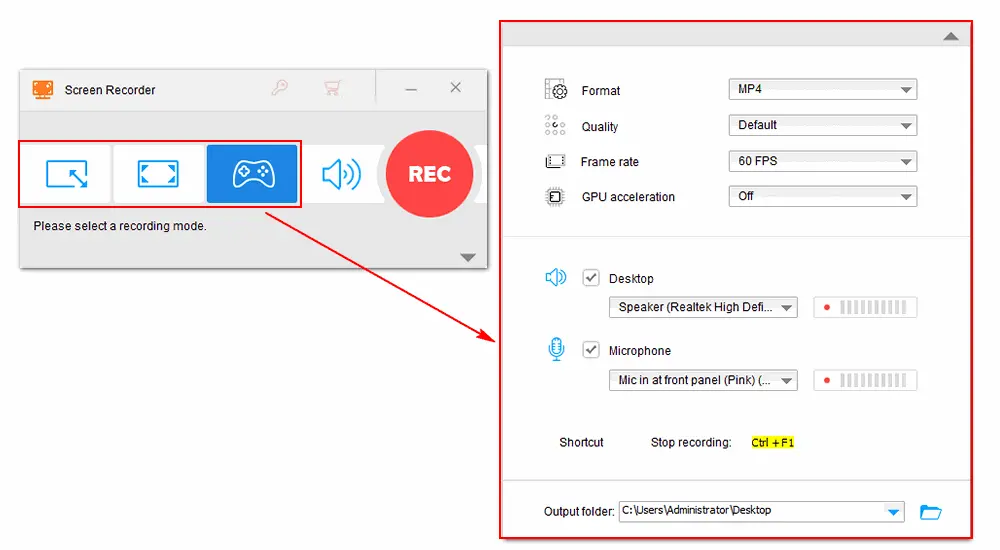 Basic Recording Settings