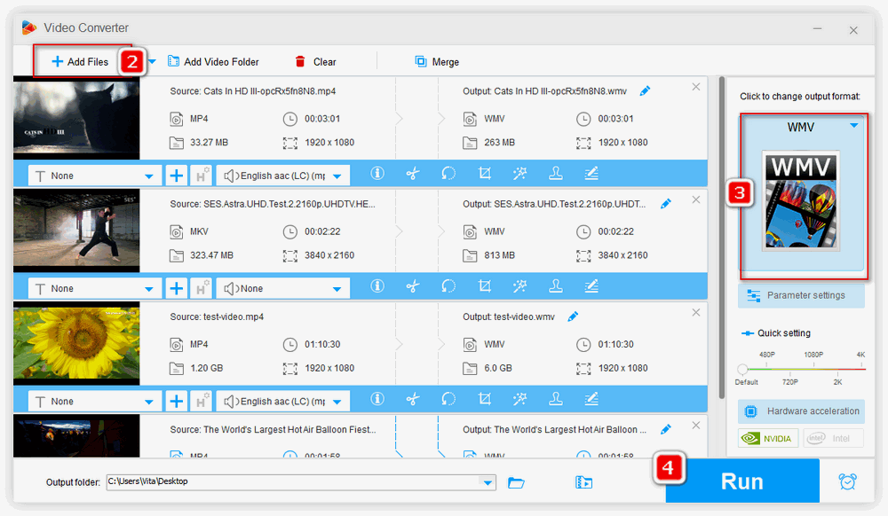 Convert H.264 for Windows Media Player