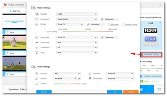 Adjust Encoding Settings