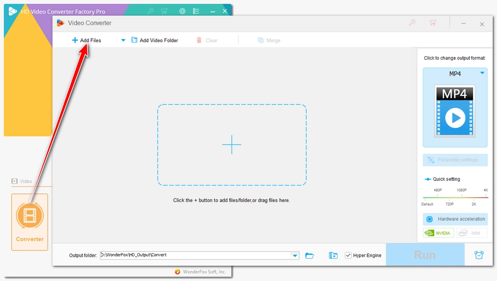Import H264 Videos into the Converter