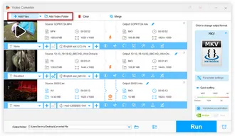 Add Video Files for H.265 Hardware Accelerated Encoding