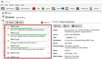 Start HandBrake Batch Conversion