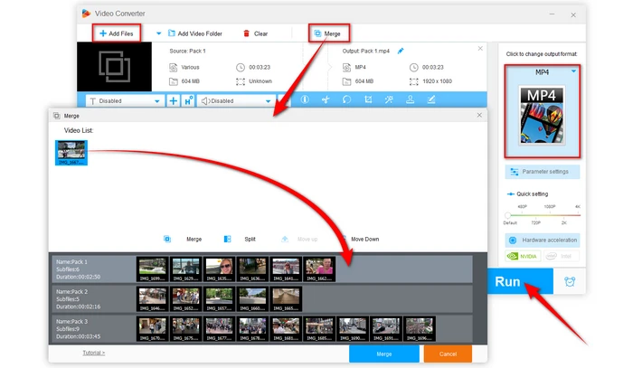 Combine Videos with HandBrake Alternative