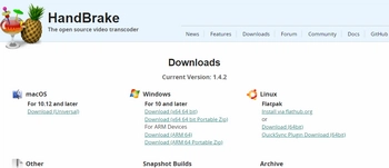 Download the Latest HandBrake