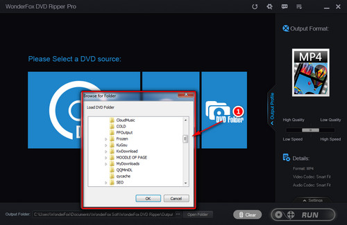 Load VIDEO_TS Folder into Program