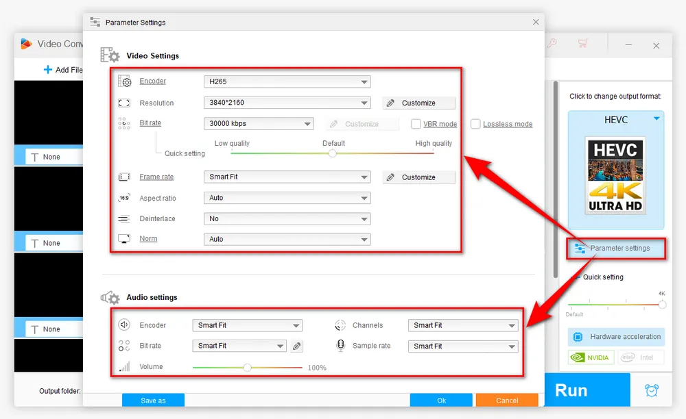 Modify Parameters