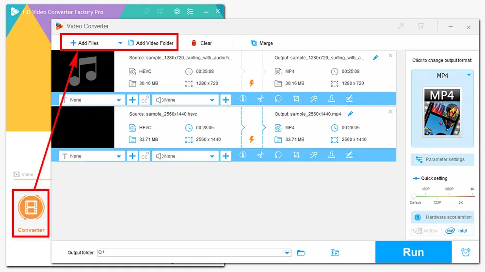 Load HEVC Files