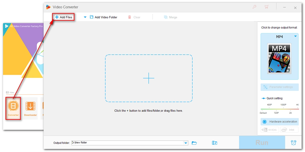 Add an HEVC video