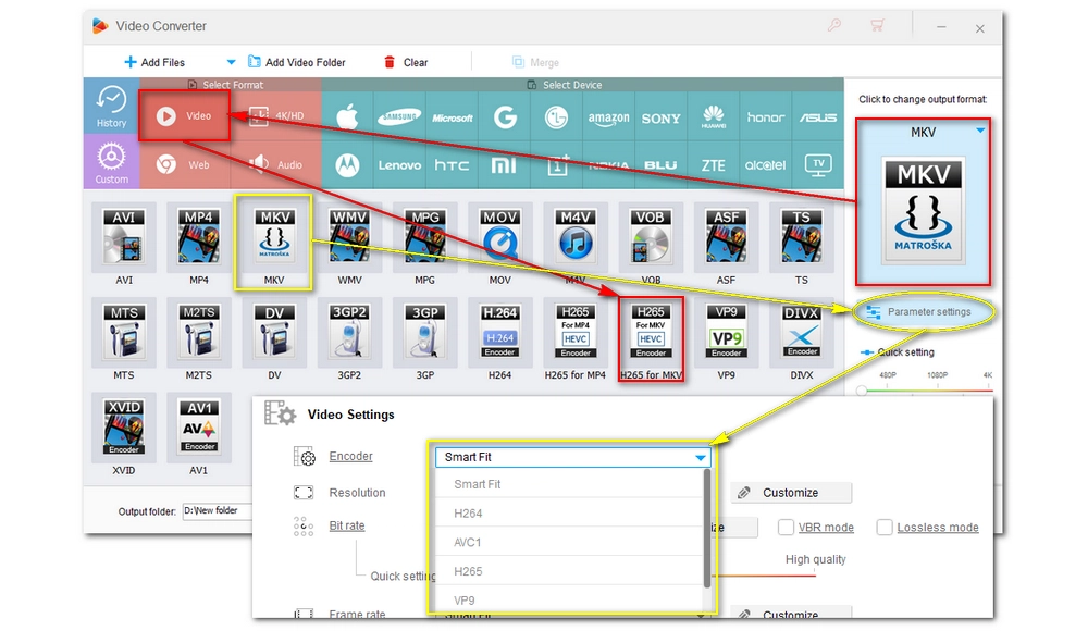 Convert HEVC to MKV