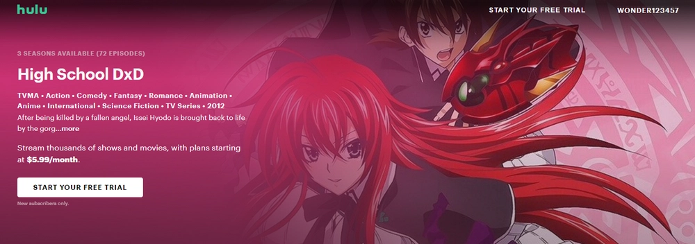 HighSchool DxD Stream 