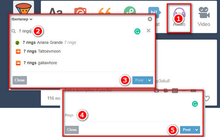 How to Post Audio on Tumblr