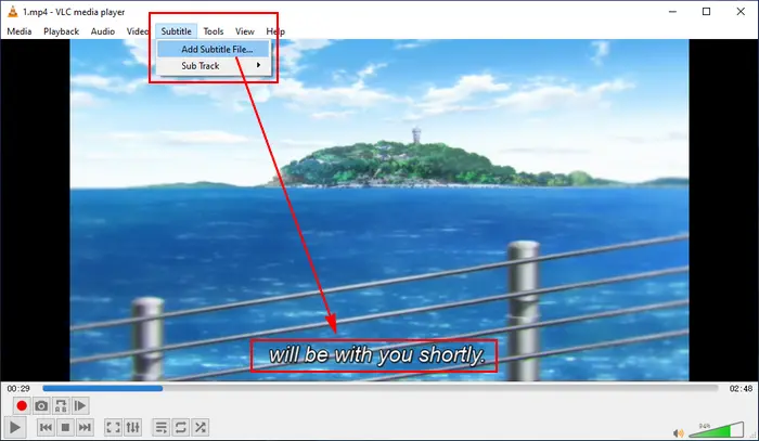 Add Subtitles to Video VLC