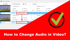 Change Audio Format of a Video