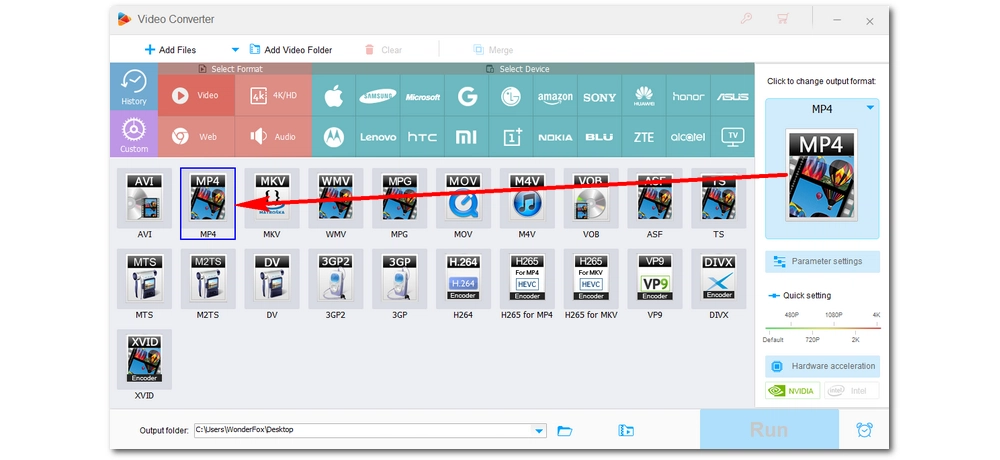 Change Video Encoding Method