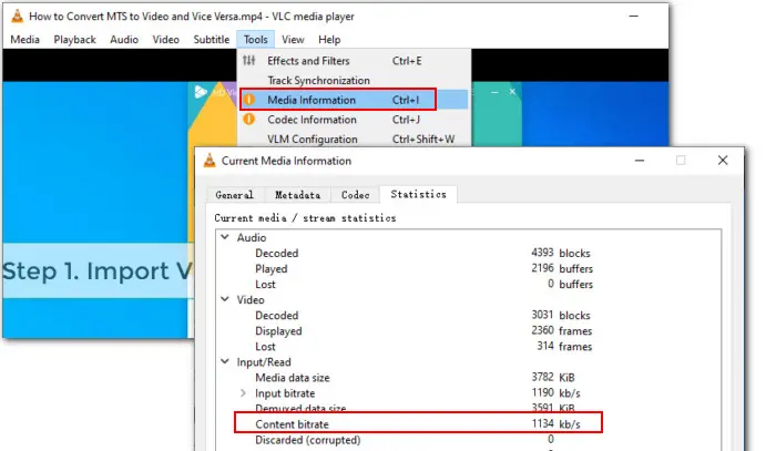 How to Check Video Bitrate in VLC