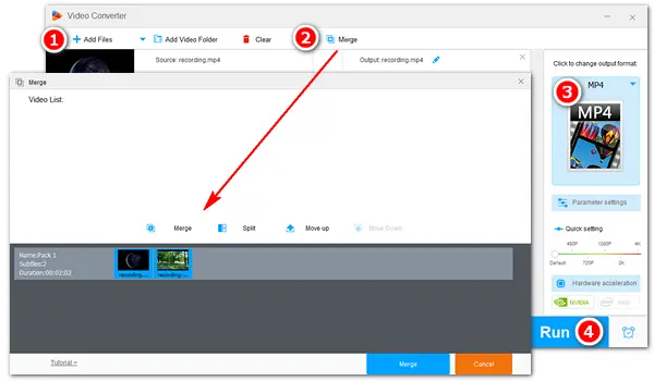 How to Merge Screen Recordings