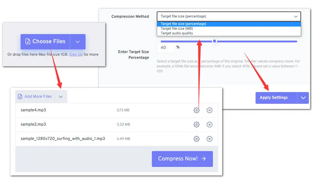 How to Compress an Audio File to Email Online