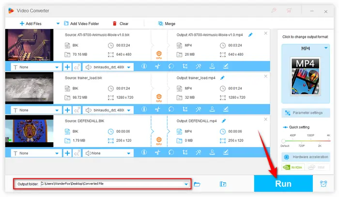 Batch Convert BIK to MP4