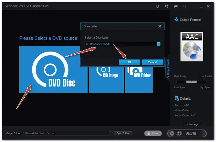 Convert DVD Audio to AAC