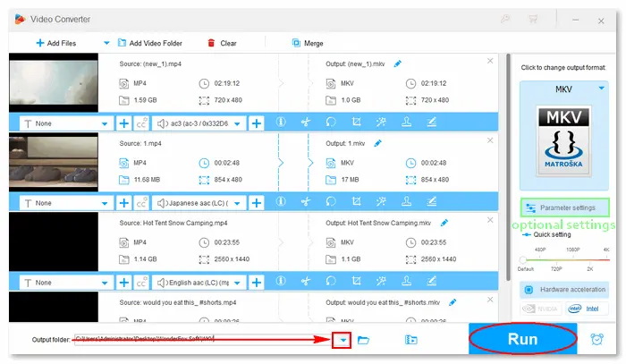 Convert MP4 to MKV