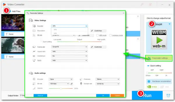 Convert File to WebM