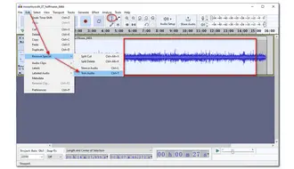 Cut Audio in Audacity