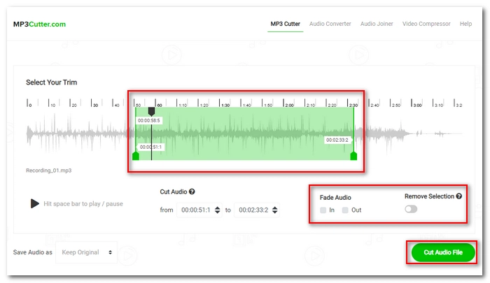 How to Cut Voice Recording Online