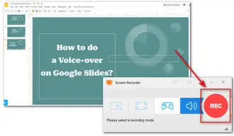 How to Record Voice Over Google Slides