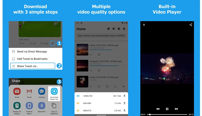 Download Twitter Videos on Android