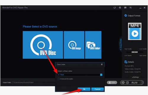 Load DVD disc into DVD Ripper Pro