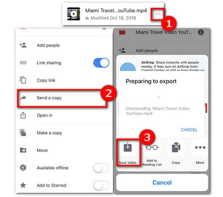 How to save videos from Google Drive to iPhone (3 ways)