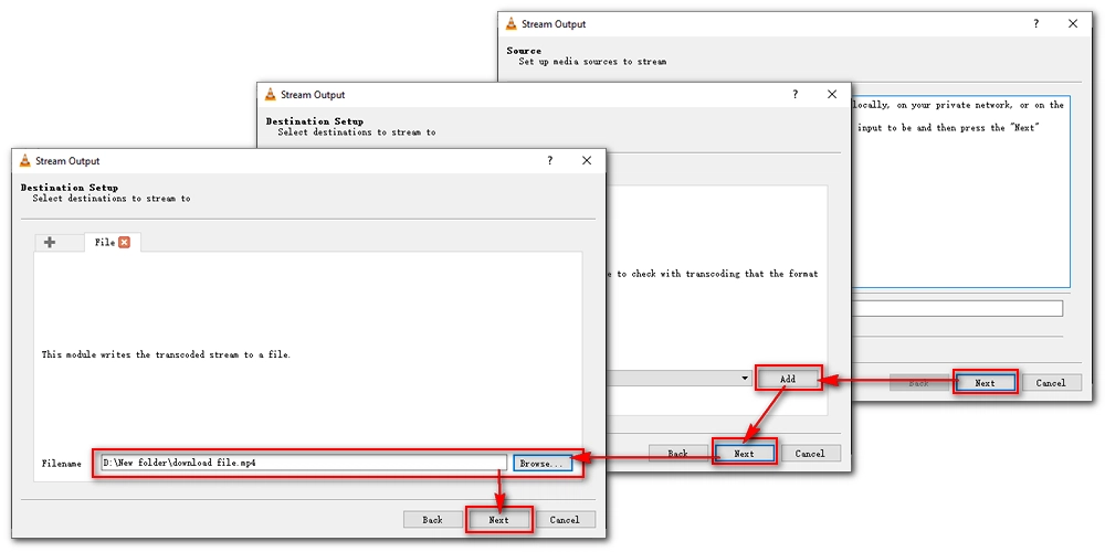 Set Output Folder