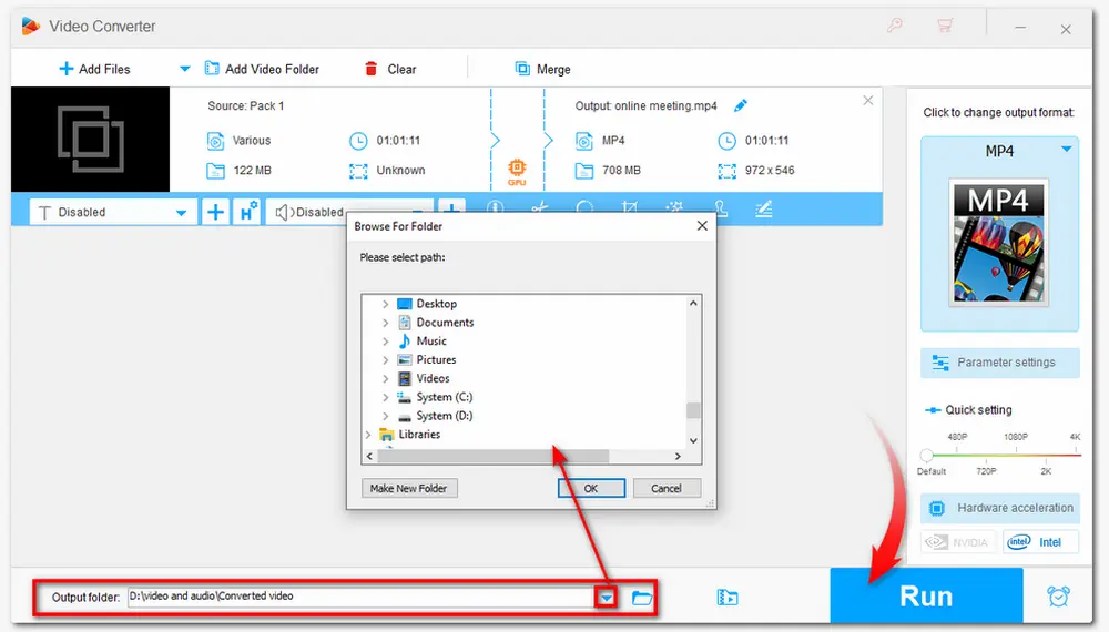 Export Edited Recording Videos