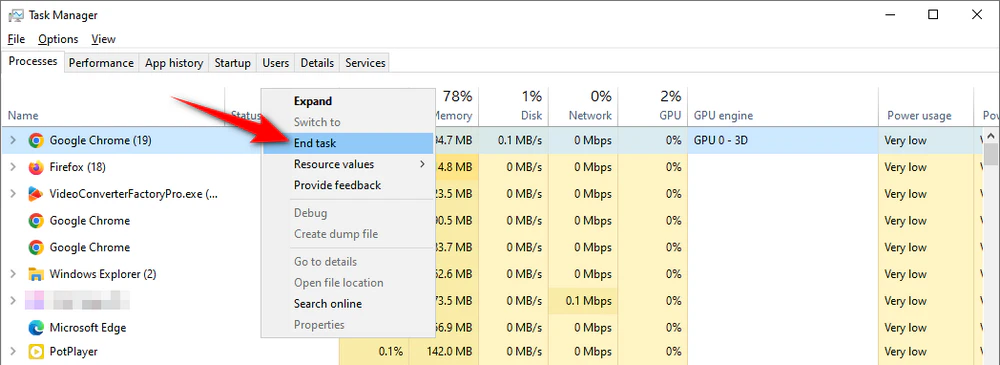 Close Background Apps