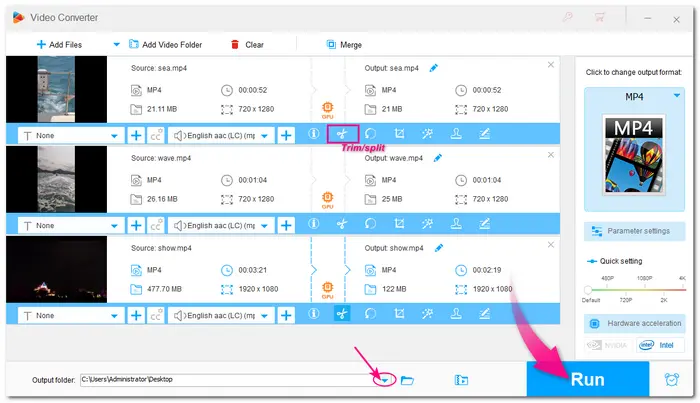 Export Modified Video