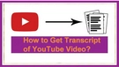 Download YouTube Transcript