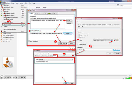 How to Hardcode Subtitles Using VLC