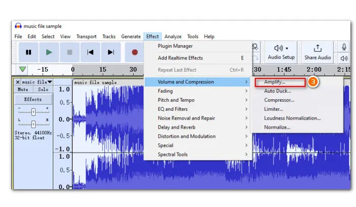 Audacity Increase Volume without Distortion