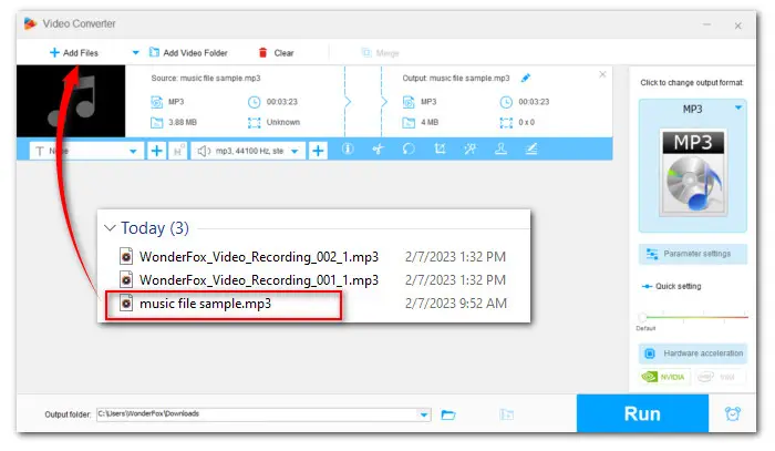 Load File to the Program