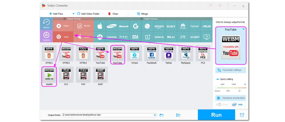 Convert Video to WebM