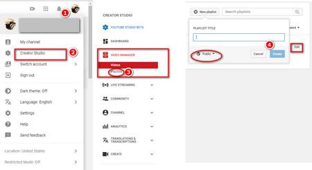 How to Make a Playlist on YouTube in Creator Studio