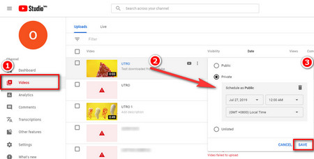 How To Make Your Videos Private