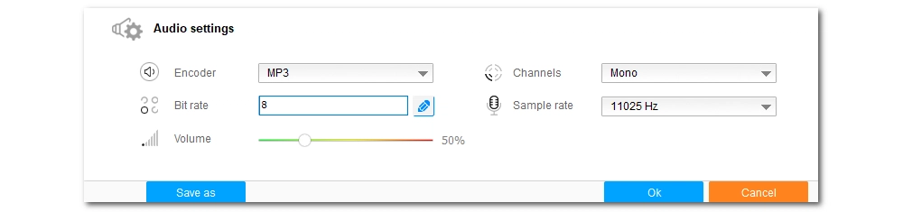 Reduce Audio Quality