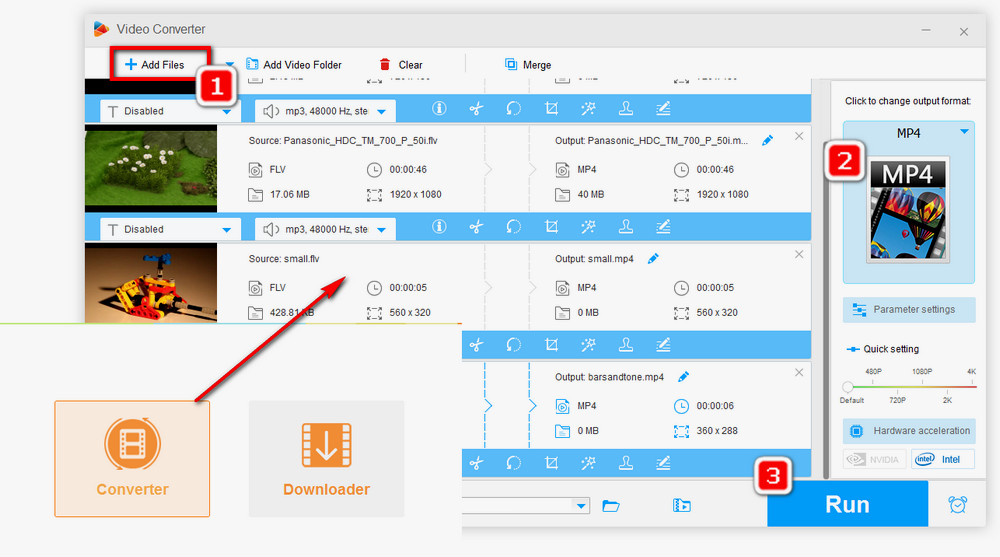 Three Steps to Convert FLV for Viewing 