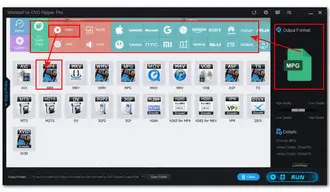 Select a Digital Output Format