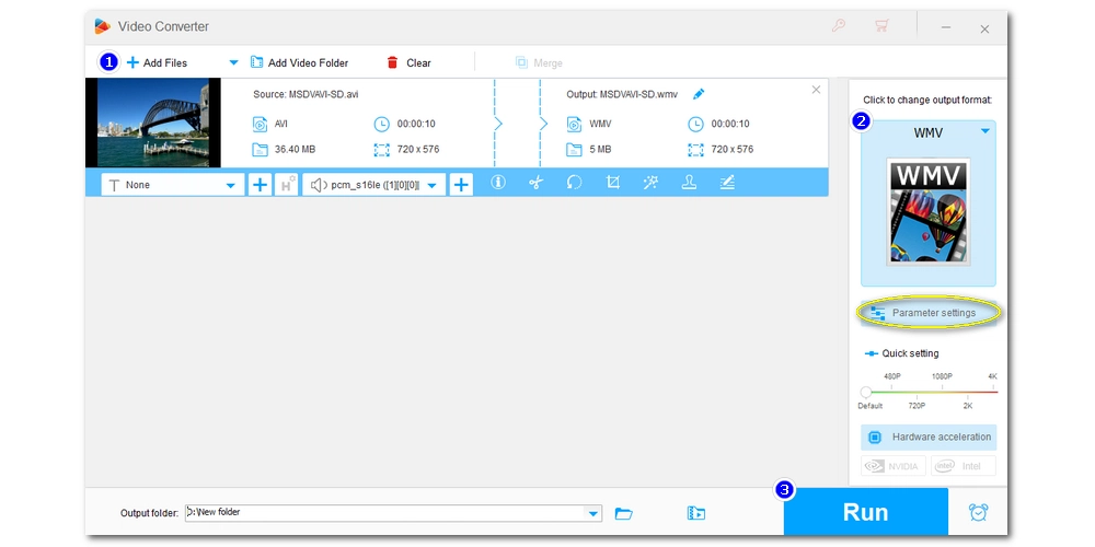 Convert AVI to a Windows supported format